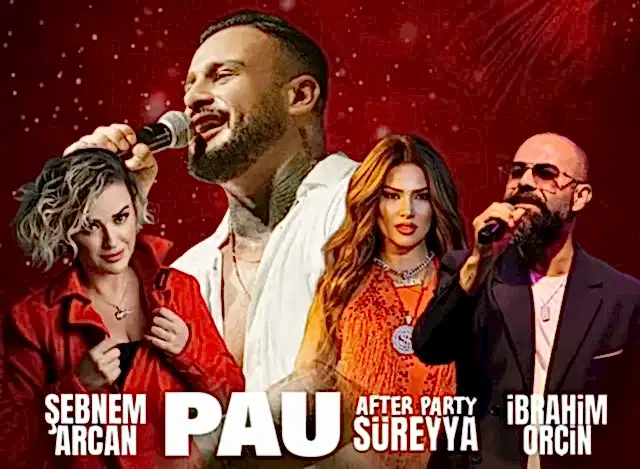 PAU Live Performance ile Yeni Yıl Coşkusu Lider Club'ta!